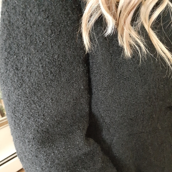 Vintage Jackets & Blazers - Vintage Black Coat M